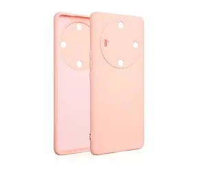 Beline Silicone Case Honor Magic5 Lite růžovozlatá / Silikonový kryt / Textilní podšívka / Bezdrátové nabíjení