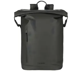 Tucano Rollo černá / Roll-top batoh na notebook / 15,6" a MacBook Pro 16" / Voduodolný / Recyklovaný polyester