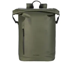 Tucano Rollo zelená / Batoh / 15,6" a MacBook Pro 16" / Roll-top / voděodolný