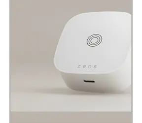 ZENS Magnetická nabíječka 15W bílá / Bezdrátová nabíječka / Qi2 / MagSafe / USB-C 18W