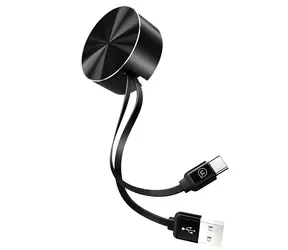 USAMS US-SJ164 černá / Navíjecí datový kabel / USB Type-C / 1m / 2A