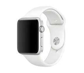 Mercury Silicone Strap Apple Watch 42/44/45 mm bílá / Řemínek / silikonový
