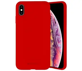 Mercury Silicone červená / Kryt / Apple iPhone 14 Plus / 6,7" / Silikonový