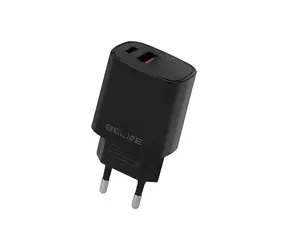Beline BLN2CB20 černá / Nabíječka / USB-C + USB-A / 20W / PD 3.0 / QC 3.0