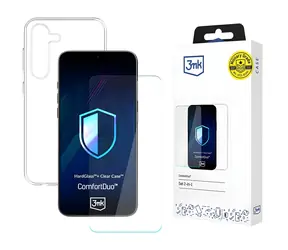 3mk ComfortDuo Clear Samsung Galaxy S25 čirá / Kryt a tvrzené sklo