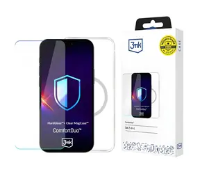 3mk ComfortDuo Clear MagCase / Kryt + tvrzené sklo / Samsung Galaxy S25 Ultra / Magnetické uchycení