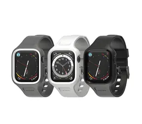 Araree Duple Pro Apple Watch 44/45mm bílá / Pouzdro s řemínkem / TPU/PC / pro Apple Watch 4/5/6/7/8/9/SE/SE2