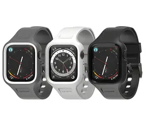 Araree Duple Pro šedá / Pouzdro s řemínkem / Apple Watch 44/45 mm / TPU/PC
