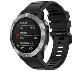 Beline Watch 1 černá / Řemínek pro Garmin Enduro 3/Fenix 8/Fenix 7X Pro / 26 mm / silikon