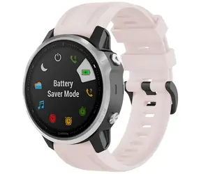 Beline Watch 2 růžová / Řemínek pro Garmin Fenix 8/Fenix 7S/Instinct 2S / 20 mm / silikon