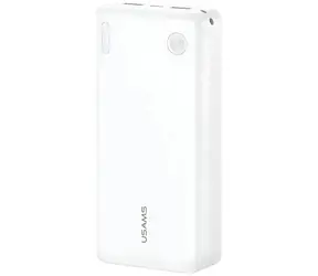 USAMS PB83 20000mAh bílá / Power Banka / 2x USB-A / 1x USB-C / PD