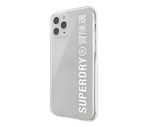 Superdry Snap Clear Case kryt pro Apple iPhone 11 Pro Max bílá / Kryt