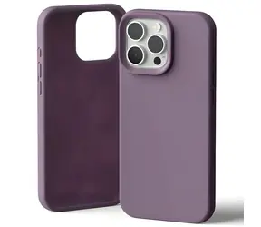 Mercury Silicone fialová / Kryt / Apple iPhone 16 Pro Max / silikon, mikrovlákno / bezdrátové nabíjení