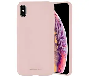 Mercury Silicone Pink Sand pro Samsung Galaxy A34 5G / Kryt / Silikon / Podpora bezdrátového nabíjení