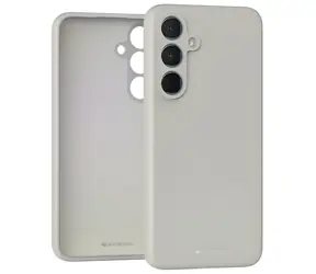 Mercury Silicone kamenová / Pouzdro pro Samsung Galaxy A55 5G A556 / silikon / bezdrátové nabíjení