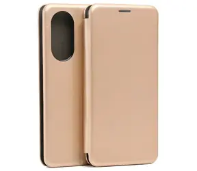 Beline Book Magnetic Oppo A98 zlatá / Pouzdro / Flipové / Magnetické zavírání / Umělá kůže