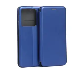 Beline Book Magnetic pro POCO X6 modrá / Pouzdro typu kniha / Magnetické zapínání / Umělá kůže