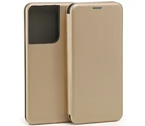 Beline Book Magnetic Oppo Reno 8 zlaté / Pouzdro na mobil / Knížkové / Magnetické / Umělá kůže