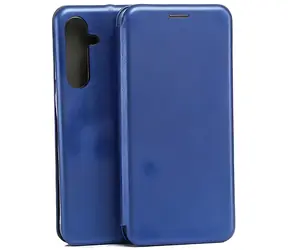Beline Book Magnetic pouzdro pro Samsung Galaxy A55 modrá / Pouzdro typu kniha / Magnetické zapínání / Umělá kůže
