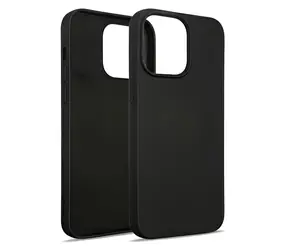 Beline Silicone černá / Silikonový kryt / pro Apple iPhone 15 Pro Max 6,7" / bezdrátové nabíjení