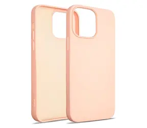 Beline Silicone Case iPhone 15 Pro Max 6.7" růžovo-zlatá / Pouzdro / Silikonové / Bezdrátové nabíjení