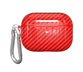 Beline AirPods Carbon Cover červená / Pouzdro pro sluchátka / AirPods Pro 2
