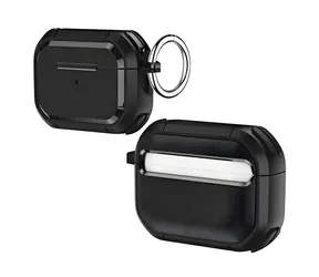 Beline AirPods Solid Cover černá / Pouzdro pro sluchátka / AirPods Pro 2 / karabina