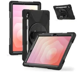 4smarts Rugged Case Grip černá / Kryt / Samsung Galaxy Tab S11 / odolný / stojánek