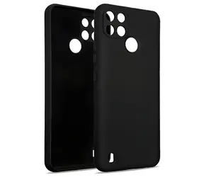 Beline Silikonový kryt pro Realme C21Y černá / Kryt / silikon / bezdrátové nabíjení