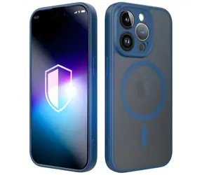 3mk Misty MagCase modrá / Zadní kryt / Apple iPhone 15 Pro / MagSafe