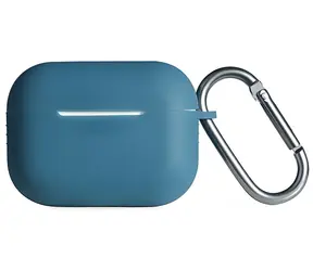 Beline Silicone Cover modrá / Pouzdro pro Apple AirPods Pro / silikonové / s karabinou