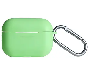 Beline Silicone AirPods Pro zelená / Pouzdro pro sluchátka / silikonové / karabina