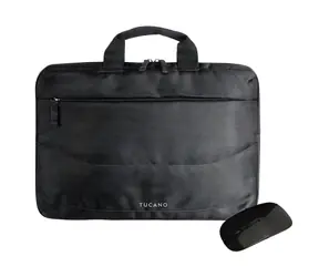 Tucano Bundle Idea černá / Sada / Brašna na notebook 13,3"-14" + bezdrátová myš