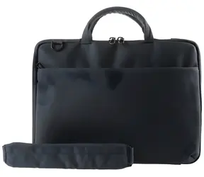 Tucano Darkolor černá / Slim brašna na notebook / 13"-14" / 6 l / recyklovaný materiál
