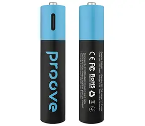 Proove AAA 740mWh černá / Nabíjecí baterie / 2 ks / USB-C nabíjení / 1200 cyklů