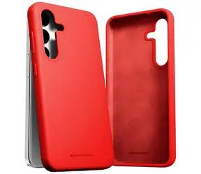 Mercury Silicone pouzdro pro Samsung Galaxy S24 (S921) červená / Pouzdro na mobil / Silikonové