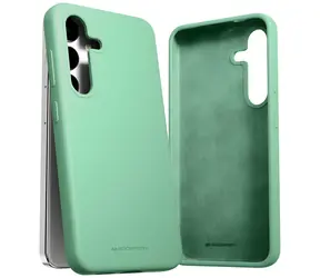 Mercury Silicone pouzdro pro Samsung Galaxy S24 (S921) zelená / Pouzdro na mobil / Silikonové