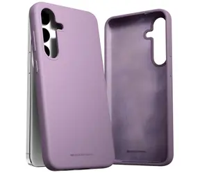 Mercury Silicone pouzdro Samsung Galaxy S24+ (S926) fialové / Pouzdro / silikon, mikrovlákno / bezdrátové nabíjení