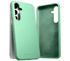 Mercury Silicone pouzdro Samsung Galaxy S24+ (S926) zelené / Pouzdro / silikon, mikrovlákno / bezdrátové nabíjení