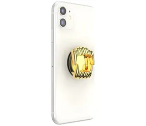 PopSockets Say Cheese zlatá / Držák na telefon / MagSafe / samolepicí