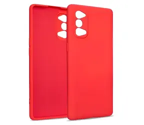Beline Silicone Case Oppo Reno4 Pro 5G červená / Pouzdro / Silikonové / Bezdrátové nabíjení