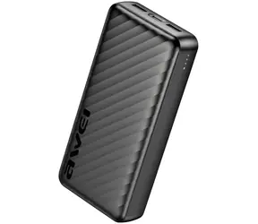 Awei P6K Pro černá / Powerbanka / 20000 mAh / 2x USB-A / USB-C