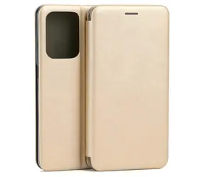 Beline Book Magnetic zlatá / Pouzdro typu kniha / pro Xiaomi Redmi A5 / Magnetické zavírání