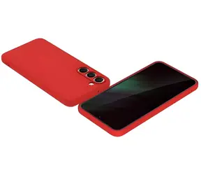 Beline Silicone kryt pro Samsung Galaxy S23+ červená / Kryt / Hardcase / Silikon / Bezdrátové nabíjení