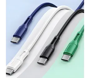 USAMS U68 (US-SJ501) modrá / Nabíjecí a datový kabel / USB-C / 2A / 1 m
