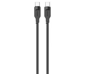 USAMS SJ567 černá / Datový kabel / USB-C - USB-C / 100W / 1.2m