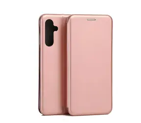 Beline Book Magnetic růžovozlatá / Flipové pouzdro / Samsung Galaxy A15 5G A156B / Magnetické zavírání