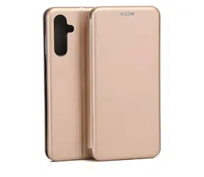 Beline Book Magnetic pouzdro pro Samsung Galaxy A15 A156 zlatá / Pouzdro / Flip / Magnetické zavírání
