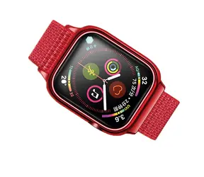 USAMS ZB073 Nylonový řemínek pro Apple Watch 40/41mm červená / Řemínek / Nylonový / Apple Watch 4/5/6/7/SE
