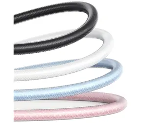 USAMS SJ658 Cloud Series bílá / Datový kabel / USB-A - USB-C / 1,2 m / 6A rychlonabíjecí